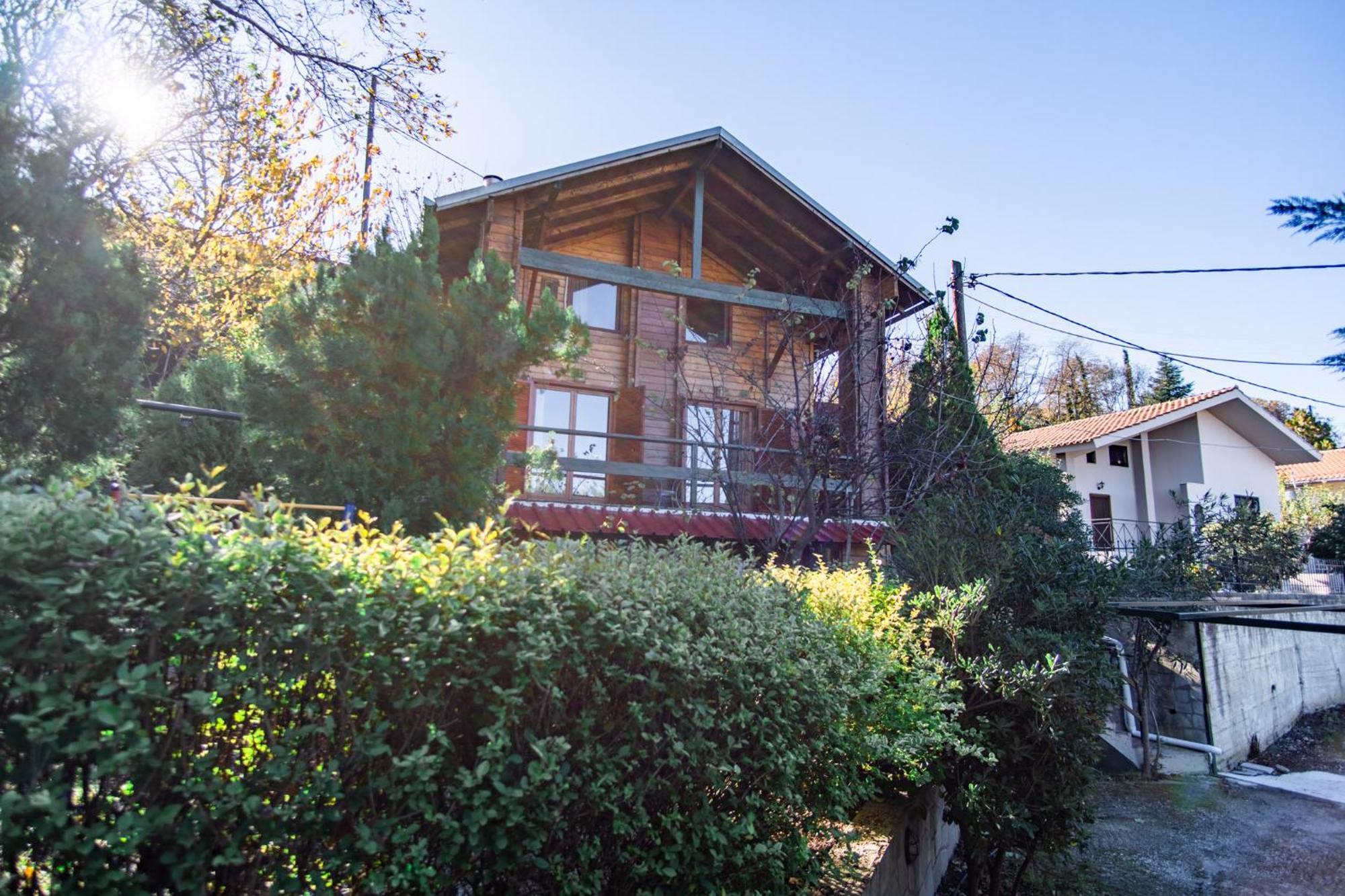 Zeus-Village Οικισμός Φινλανδικών Chalet Με Πισίνες & Γυμναστήριο Molos  Esterno foto