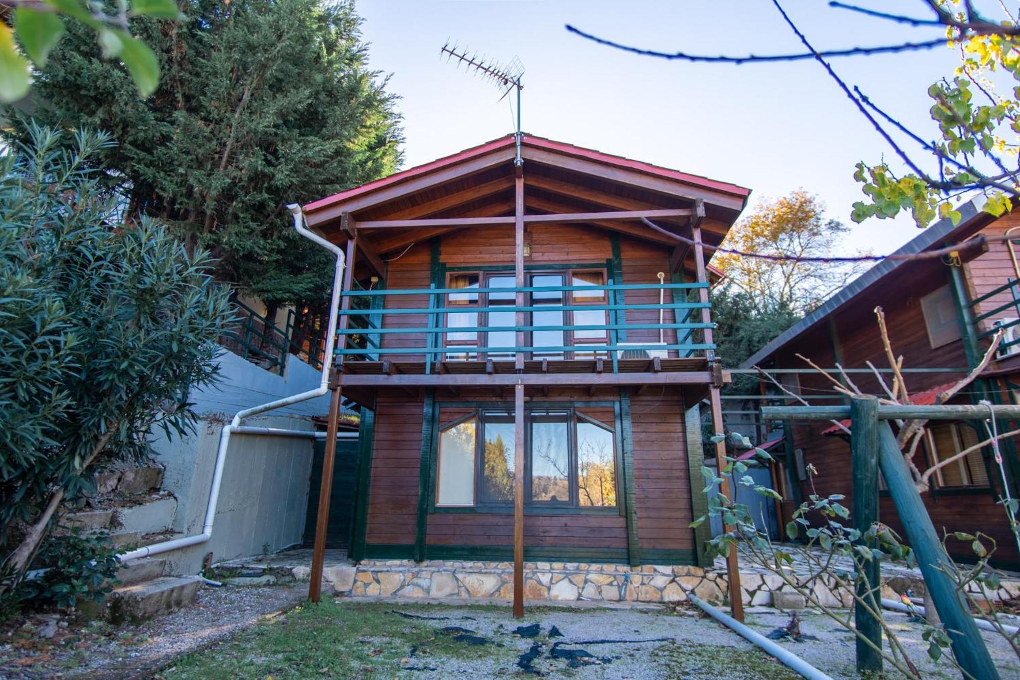 Zeus-Village Οικισμός Φινλανδικών Chalet Με Πισίνες & Γυμναστήριο Molos  Esterno foto