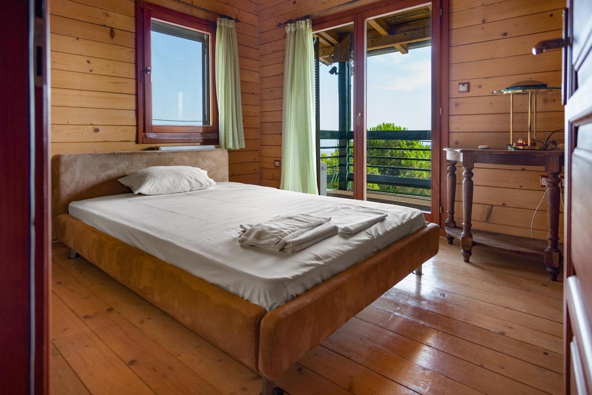 Zeus-Village Οικισμός Φινλανδικών Chalet Με Πισίνες & Γυμναστήριο Molos  Esterno foto