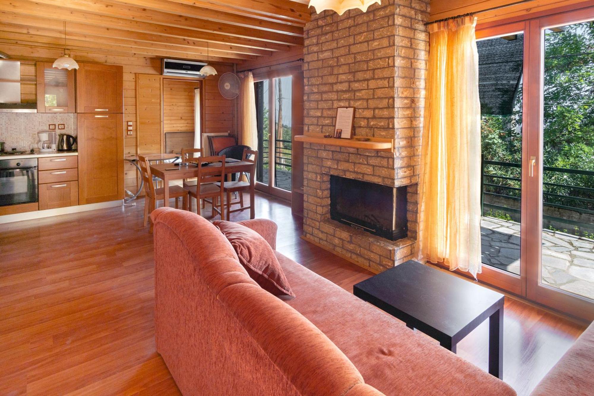 Zeus-Village Οικισμός Φινλανδικών Chalet Με Πισίνες & Γυμναστήριο Molos  Esterno foto