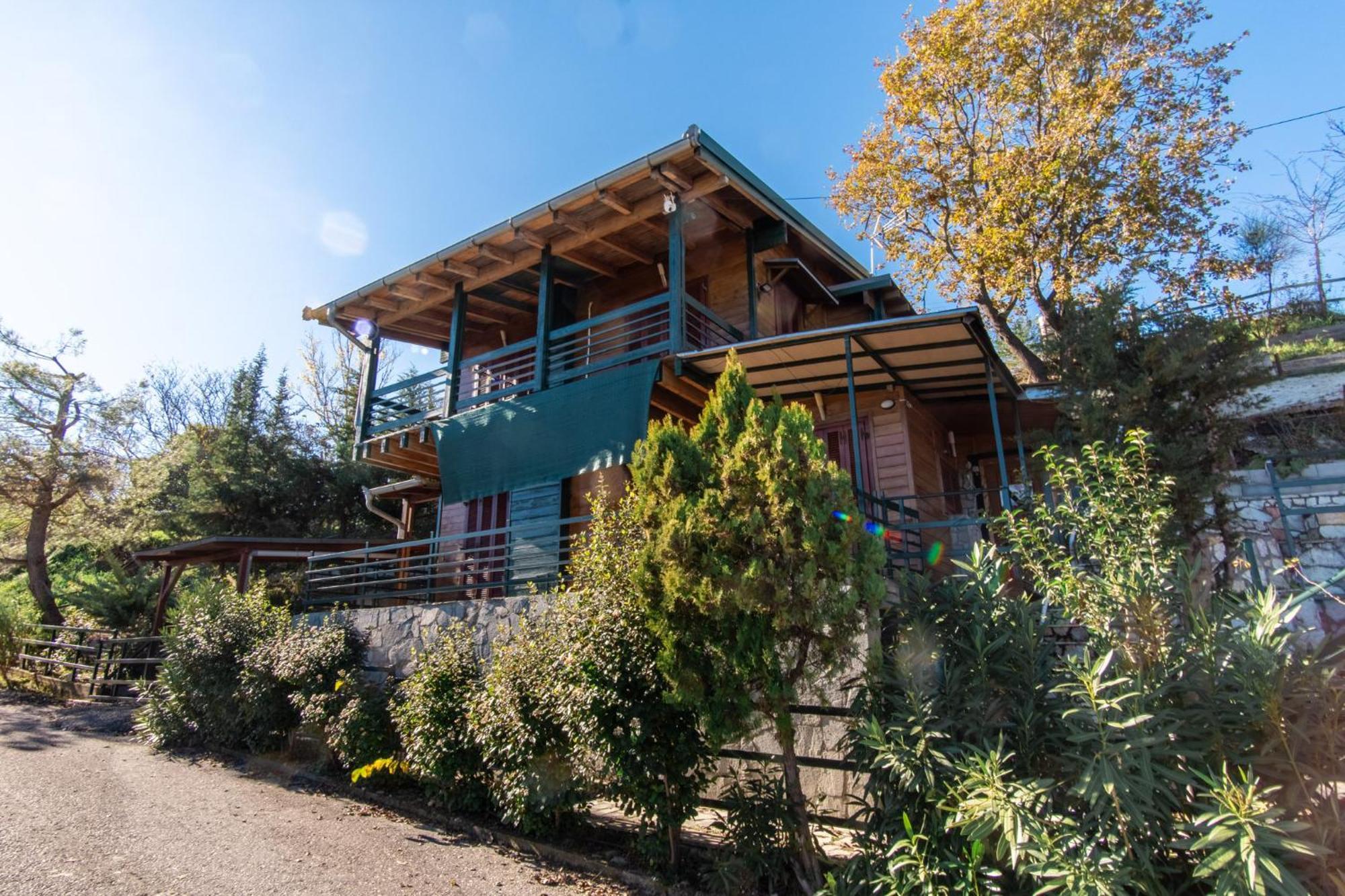 Zeus-Village Οικισμός Φινλανδικών Chalet Με Πισίνες & Γυμναστήριο Molos  Esterno foto